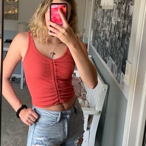 XS Abrecrombie Cinched Tank Top